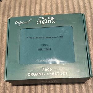 Tree Organic King Sheet Set
